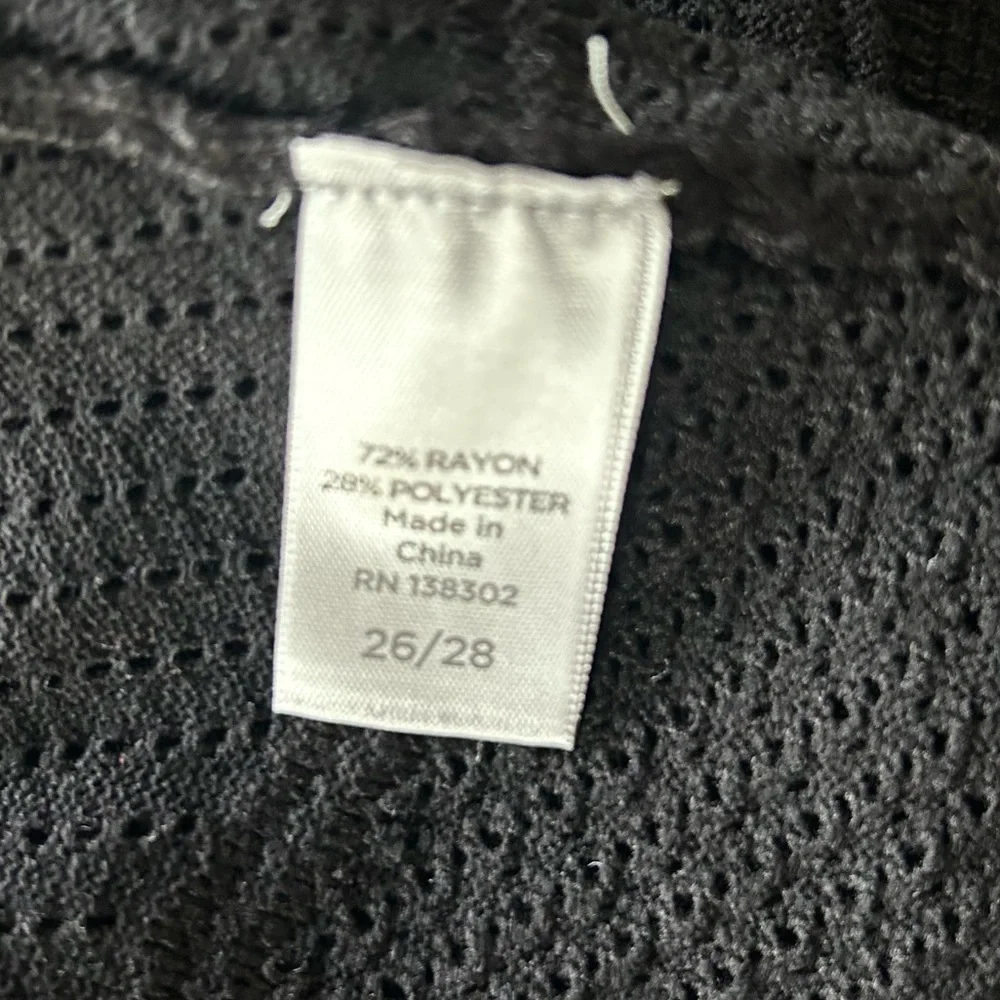 NWT!Avenue Black Open-Front Cardigan Size 26/28 or 4X